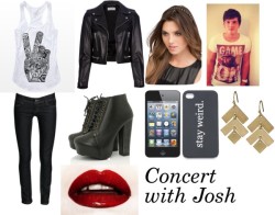 xdtw1dloverxd:   concert with josh by robyn-lee-abrahams featuring