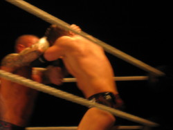 serenitywinchester:  The Miz vs. Randy Orton at a Raw live event