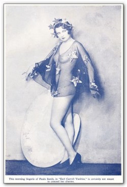Paula Sands in Paris Nights magazine, unknown date, most likely