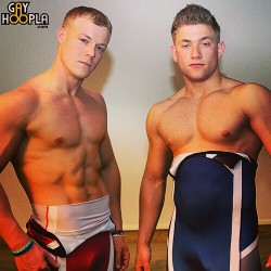 wrestle-me:  That’s tough! @gayhoopla #gay #wrestlers #american