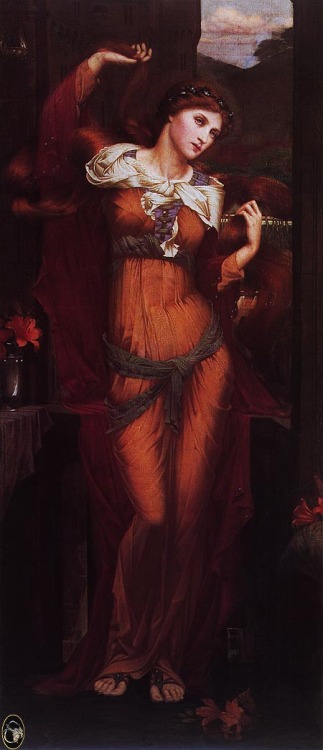 pre-raphaelisme:  John Roddam Spencer Stanhope.Â Morgan Le Fay.Â 1880. 