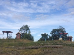 Abandoned ski lift in PA