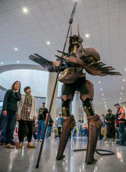 provoltagecosplay:  Anubis walking at NYCC 2015 Anubis by Ruby
