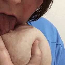 charlottexposed:  You wanted me licking my nipple so here it
