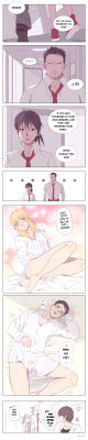 elsie-drawing:  A parody of the newest Their Story strip :))