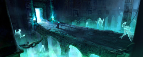 st-just:  Ghost Dungeon Environment by Dennis van Kessel  