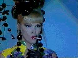 candypriceless:  Amanda Lear for Thierry Mugler’s 1994 Couture