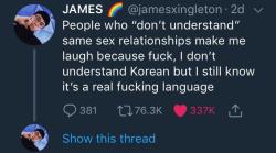 whitepeopletwitter:  The only language we need it american