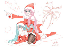 yurimother:  Original: 「落書き」Merry Christmas!Artist: FunKID