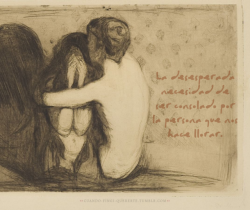 cuando-fingi-quererte:    Edvard Munch – Consolation, 1894.