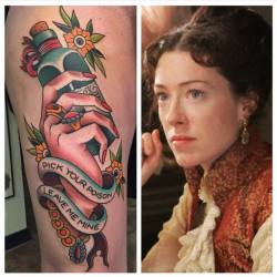 electrictattoos:  salonserpenttattoo:  OCTOBER GUESTARTIST @gordoncombs #deadwood (at Salon Serpent)   Gordon Combs