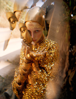 20aliens:  Gilt Trip by Tim Walker with Edie Campbell for W Magazine