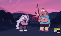 Amethyst was straight up boutta smash that ass before Steven