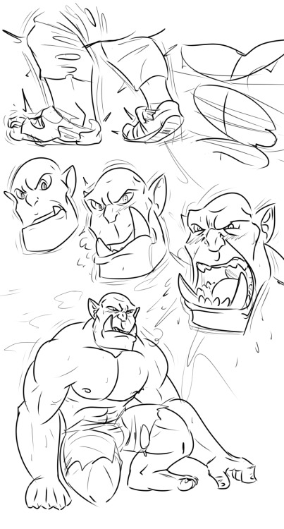 Orctober.October, also known as Orctober is coming! I need all the beefy green men and huge tusks in my life immediately To share the hype here are 3 Furii orc things.For the Hoarde!! 