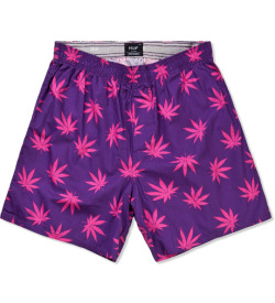 streetstylemarket:  HUF Purple/Pink Plant Life Boxers | Hypebeast