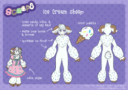 Scoops Ref Sheet - by acorns . Guys this is an ice cream sheep.
