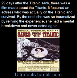 ultrafacts:Saved from the Titanic is a 1912 American silent motion