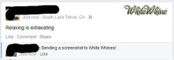 whitewhine:  That should be the motto on the First World flag