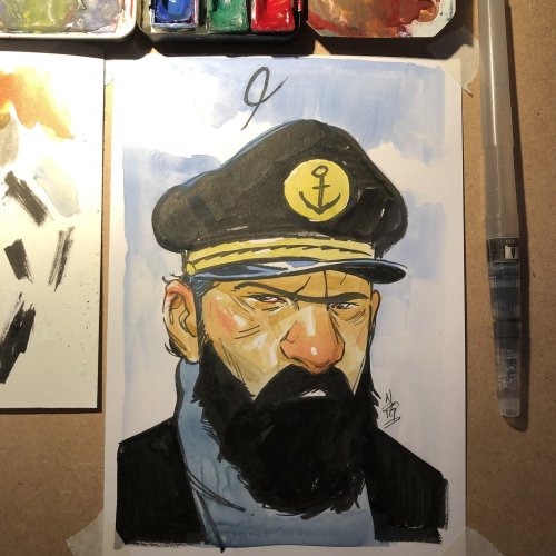 driveintheaterofthemind:Captain Haddock by Nic Klein