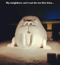 rage-comics-base:  Snow walrus…http://rage-comics-base.tumblr.com