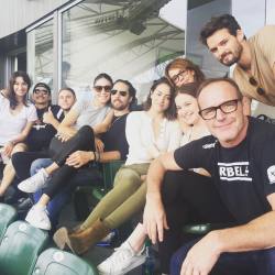 winchestersk:  Agents of SHIELD family / cast at the LA Galaxy