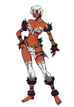 fantasy-scifi:  Ultra Street Fighter IV - Elena alt outfitby GENZOMAN