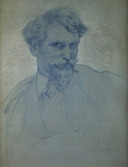 Alfons Mucha (1869-1939), Self-portrait, 1907.