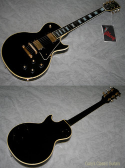 garys-classic-guitars:  1969 Gibson Les Paul Custom, One piece