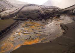 fyeahvolcanoes:  Ashes After A Volcanic Eruption In Tavurvur