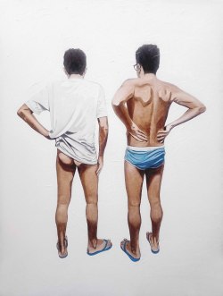 franciscohurtz:  dor nas costas / back painóleo sobre canvas