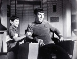 Like father, like son (Leonard Nimoy and his son Adam on the