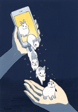 schinako:   Day 21. Drain（流れ出る）Blue eyed bunnies