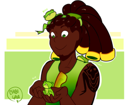 chibigaia-art: frog friend  [Commissions]  // [Society6]  [Redbubble]