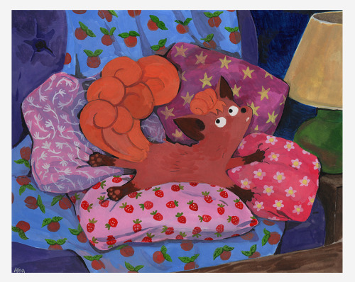 arinakorczynski:A vulpix on his favorite resting spot ^^If you’re