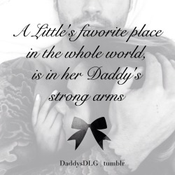 daddysdlg:  Your little princess needs your snuggles, Daddy…