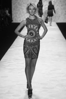 blackandwhitemodel:  Candice Swanepoel Desigual RTW Fall 2014