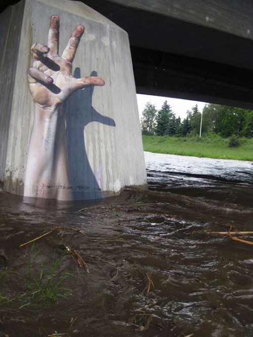 Last gasp (“street” art by Tasso in Germany)