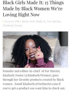long-lostqueens:  So thankful + honored to be apart of @for.harriet’s