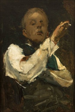  George Hendrik Breitner (Dutch, 1857 - 1923) Self-portrait,