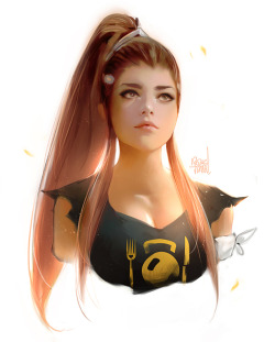 rossdraws: I’m drawing Overwatch’s new hero Brigitte for