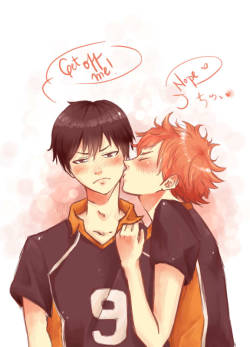 soredemo-sekai-wa-utsukushii:  HAIKYUU!! Get off me~ by: Nicole