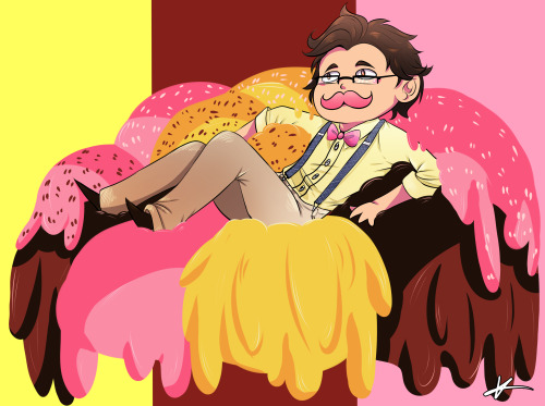 thekimmeh:  WOAH HOLY SHIET, MARK, WHY U GOTTA ALWAYS HIT MILESTONES WHILE I AM BUSY OR ASLEEP! I don’t have time to get a pic out so why not reupload this picture i made a while back. I am still in love with it! <3BUT JEEZ, CONGRATS MAN! I AM SO
