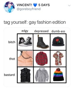 beefmasters:  vichy:  fab5queereye:  Catch me wearing all of