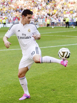 concretar:  James Rodriguez’s first moments on the Bernabeu