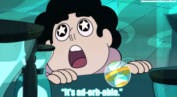 littlestevenuniversethings:  #71: “It’s ad-orb-able.”