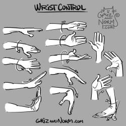 grizandnorm:  Tuesday Tip - Wrist Control An expressive hand