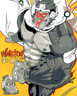 thymilph:  Sketches - Winston, Wu Kong skin