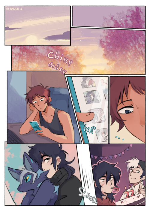 VR/college AU part 21-1!in which Lance is trying to connect some
