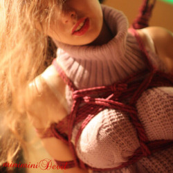 miniminidevilboy:  . Model : Lilija . . #erotic #tie #shibari