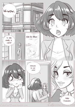 cafelesbeans: Chapter 1, page 1 How will Croissant do at   Café